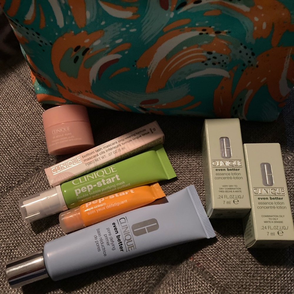 Clinique skincare products